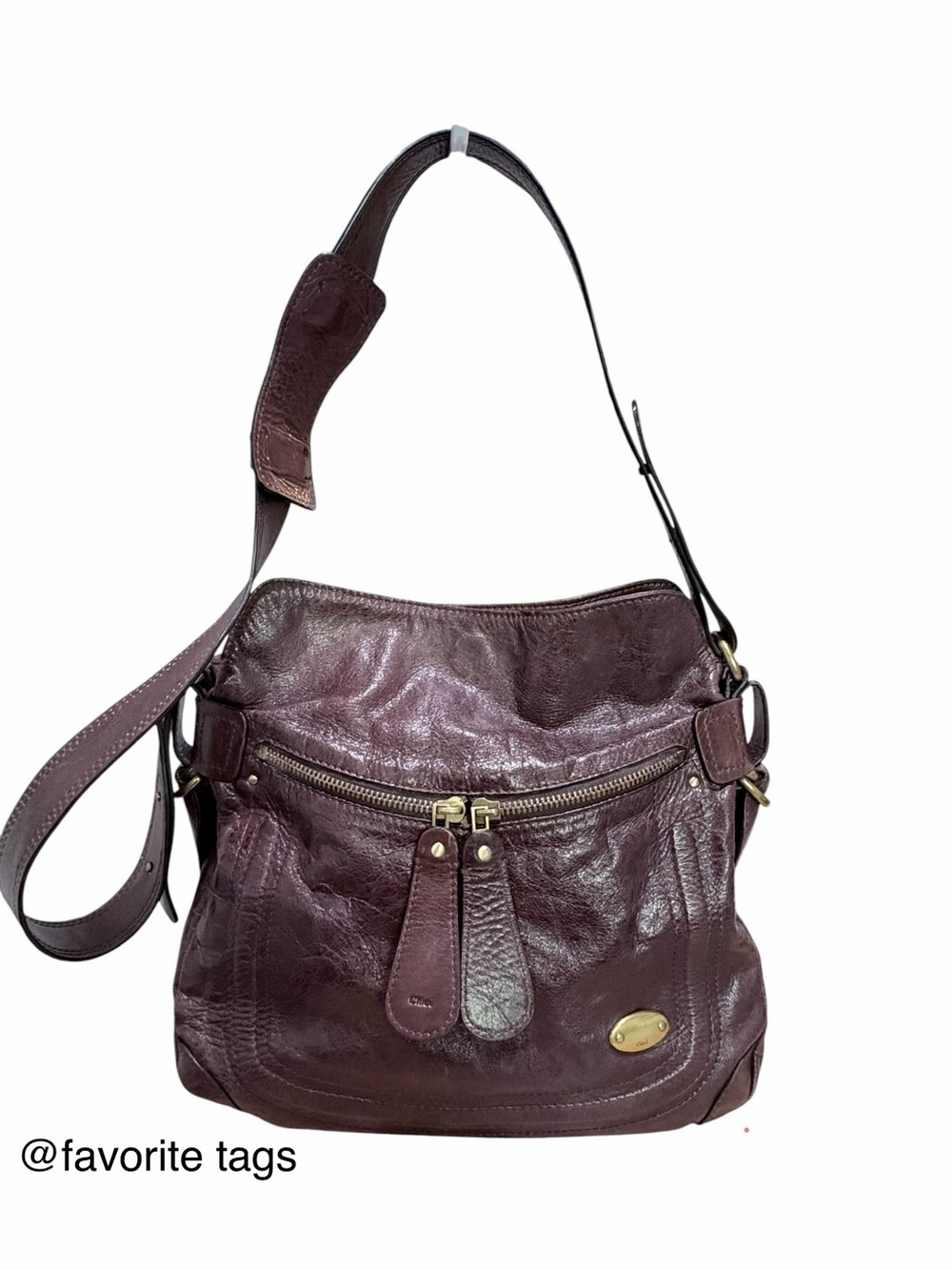 Chloé  Leather Crossbody Bag
